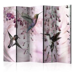 Paraván Flying Hummingbirds (Pink) Dekorhome vyobraziť