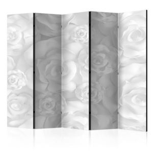 Paraván Plaster Flowers Dekorhome vyobraziť