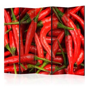 Paraván Chili pepper - background Dekorhome vyobraziť