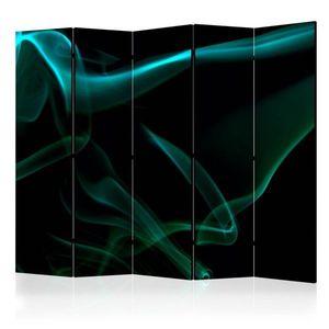 Paraván Blue smoke waves Dekorhome vyobraziť
