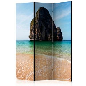 Paraván Rock formation by shoreline, Andaman Sea, Thailand Dekorhome vyobraziť