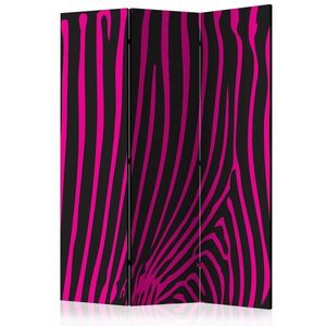 Paraván Zebra pattern (violet) Dekorhome vyobraziť