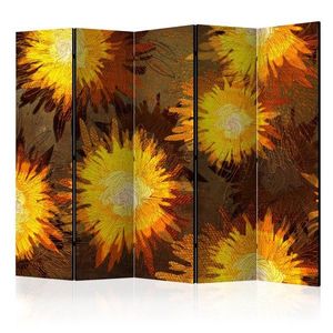 Paraván Sunflower dance Dekorhome vyobraziť