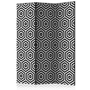 Paraván Black and White Hypnosis Dekorhome vyobraziť