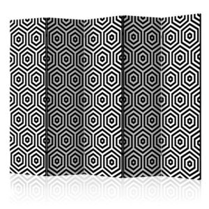 Paraván Black and White Hypnosis Dekorhome vyobraziť