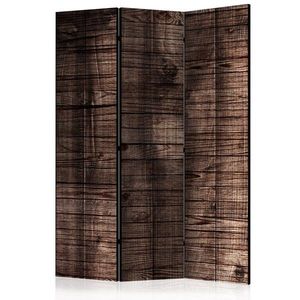 Paraván Dark Brown Boards Dekorhome vyobraziť