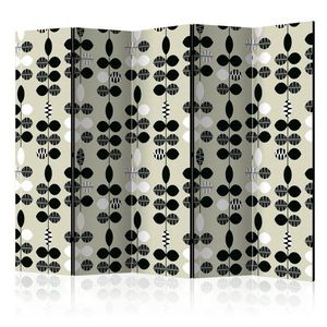 Paraván Black and White Dots Dekorhome vyobraziť