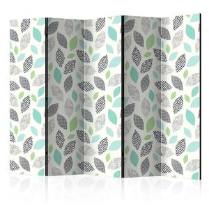 Paraván Patterned Leaves Dekorhome vyobraziť