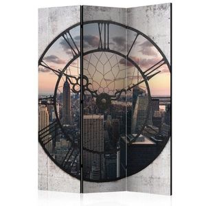 Paraván NYC Time Zone Dekorhome vyobraziť