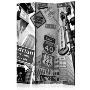 Paraván Roads to Manhattan Dekorhome vyobraziť