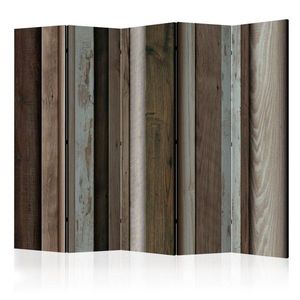 Paraván Wooden Fan Dekorhome vyobraziť