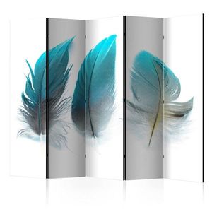 Paraván Blue Feathers Dekorhome vyobraziť