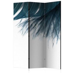 Paraván Dark Blue Feather Dekorhome vyobraziť
