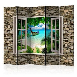 Paraván Tropical Beach Dekorhome vyobraziť