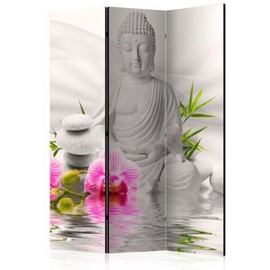 Paraván Buddha and Orchids Dekorhome vyobraziť