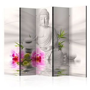 Paraván Buddha and Orchids Dekorhome vyobraziť