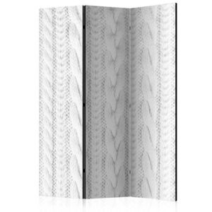 Paraván White Knit Dekorhome vyobraziť