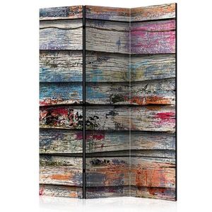 Paraván Colourful Wood Dekorhome vyobraziť