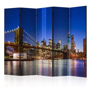 Paraván Blue New York II Dekorhome vyobraziť