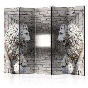 Paraván Stone Lions Dekorhome vyobraziť