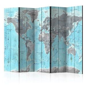 Paraván Wooden Travels Dekorhome vyobraziť