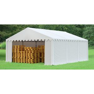 Skladový stan 5x6m biela EKONOMY vyobraziť