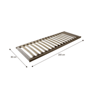 TEMPO KONDELA Rošt vyklápací, 80x200, BASIC FLEX FRONT vyobraziť