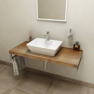 SAPHO - AVICE doska pod umývadlo 90x50cm, hrúbka 5cm, Old wood AV098 vyobraziť