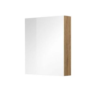 Mereo Aira, Mailo, Opto, Vigo kúpeľňová galerka 60 cm, zrkadlová skrinka, dub Riviera CN715GR vyobraziť