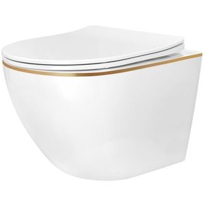 REA - Závesná WC misa Carlo Mini Tornado NF GOLD EDGE REA-C6806 vyobraziť