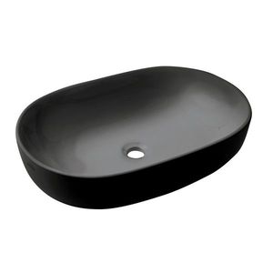 INVENA - Umývadlo na dosku KORFU TREND 60 cm oválne čierna mat CE-34-005-C vyobraziť