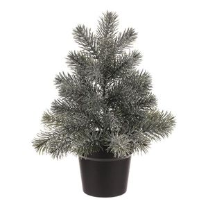 Dekoračný Smrek v kvetináči, 50 cm, zelená, jemne srienistý, 50 cm vyobraziť
