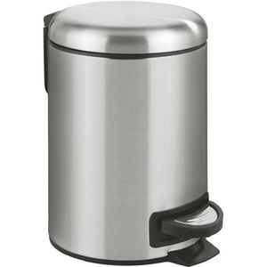 Wenko Pedálový odpadkový kôš Leman 5 l, nehrdz. oceľ, 3 l vyobraziť