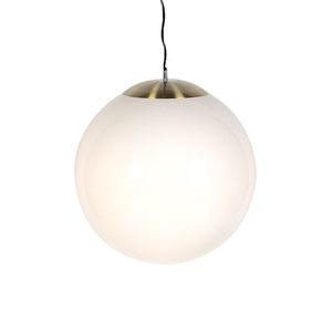 Inteligentné škandinávske závesné svietidlo zlaté s opálovým sklom 50 cm vrátane WiFi A60 - Ball 50 vyobraziť