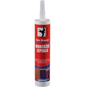 Den Braven Montážne lepidlo sivé 280 ml vyobraziť