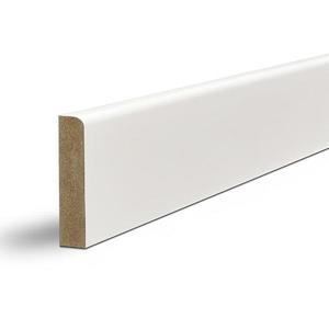 Podlahová lišta MDF Classic 60 Biela 2.2m vyobraziť