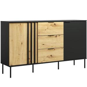 Komoda 2D3SZ RiminI 03 čierna/artisan vyobraziť