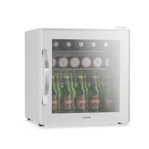Klarstein Beersafe chladnička na nápoje so zrkadlovými sklenenými dverami | 44 x 48 cm | 85 W | 47 litrov | Biela vyobraziť
