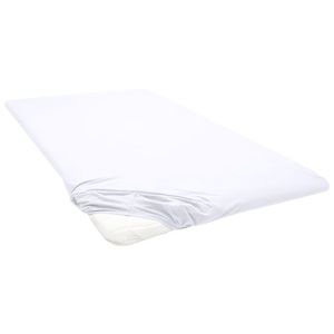 Biberna Napínacia plachta na vrchný matrac (biela, 180 – 200 x 200 cm) vyobraziť