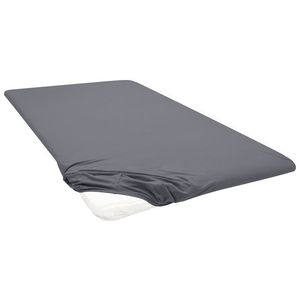Biberna Napínacia plachta na vrchný matrac (antracitová, 180 – 200 x 200 cm) vyobraziť