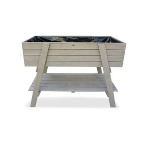 HABAU Vyvýšený záhon Alina, 115 x 45 x 89, 5 cm, sivý vyobraziť