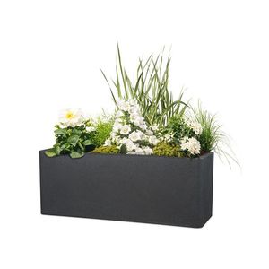 SCHEURICH Dlhý kvetináč Cube Box (žula/čierna, 60 cm) vyobraziť
