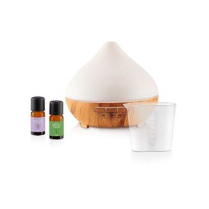 SILVERCREST® PERSONAL CARE Ultrazvukový aróma difuzér (drevený dizajn s vekom) vyobraziť