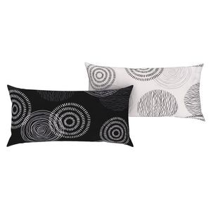LIVARNO home Obliečky na vankúš z bavlny Renforcé, 40 x 80 cm, 2 kusy (kruhy) vyobraziť
