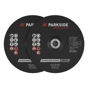 PARKSIDE PERFORMANCE® Príslušenstvo k uhlovej brúske 230 mm (hrubovacie kotúče, 2 kusy) vyobraziť