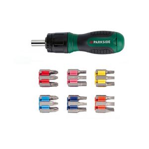 PARKSIDE® Račňový skrutkovač s bitmi PSRB 31 A1 vyobraziť