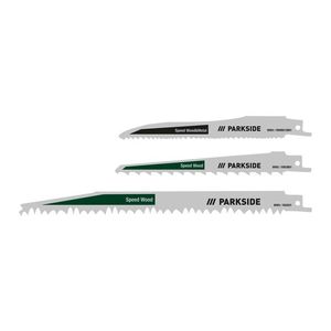 PARKSIDE® Súprava pílových listov pre chvostovú pílu PFSZ 3 B1, 3-dielna (zelený rez) vyobraziť