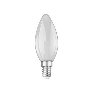 LIVARNO® Filamentová LED žiarovka (sviečka E14, mliečna biela) vyobraziť