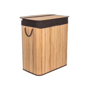 Kôš na bielizeň G21 Bambus 105l Brown vyobraziť