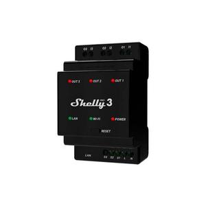 Relé na DIN lištu SHELLY PRO 3 Wi-Fi vyobraziť